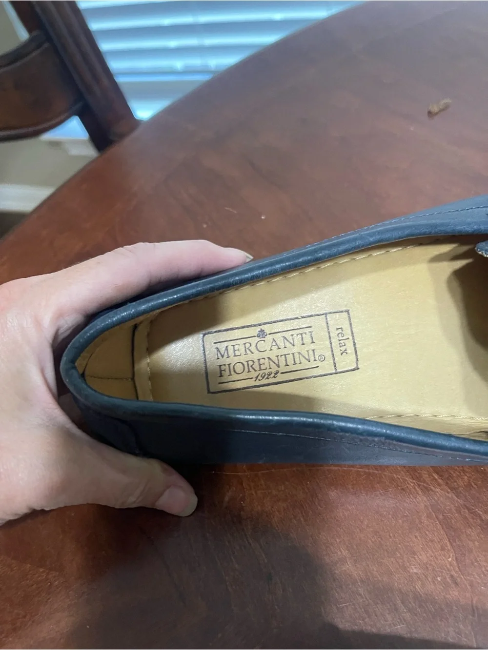 Mercanti Fiorentini Navy Nubuck Leather Loafer relax